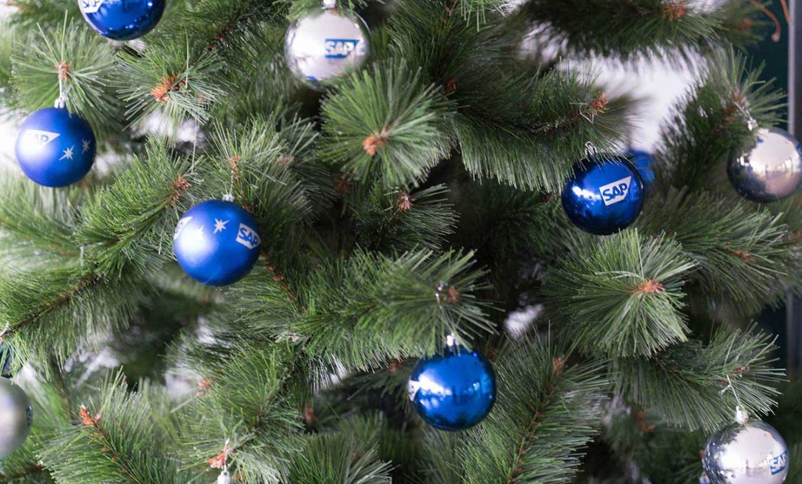 рекламни новогодишни топки SAP 2